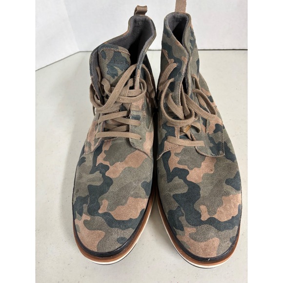 Hush Puppies Mens Camo Suede Chukka Boots HM01132-231 Wide 12 Camouflage Bounce+ main image 4